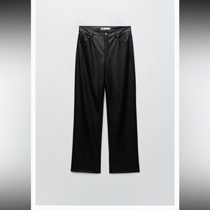 Zara faux leather pants